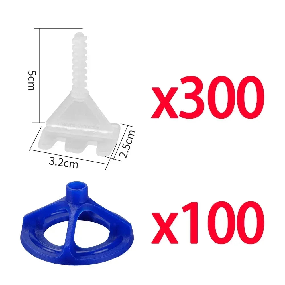 Spiral Tile Leveling System Clips Spacers Straps Wadge for Tile Laying Wall Floor Ceramic Fixing Construction Tools Building