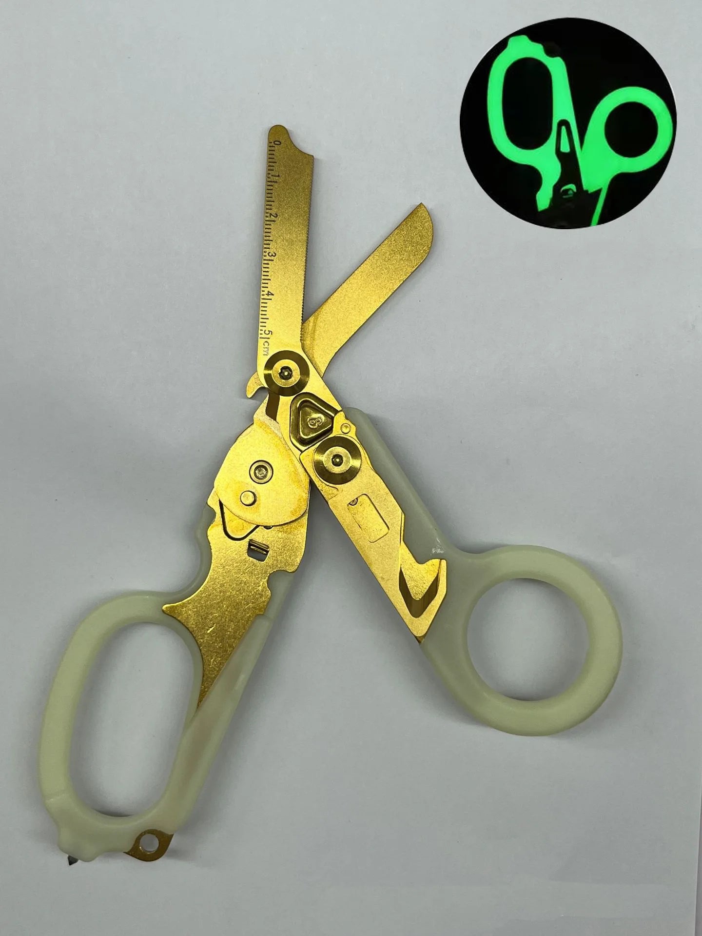 6-in-1 Tactical Emergency Shears Foldable First Aid Scissor Outdoor Survival EDC Rescue Tools Leatherman Raptors For Hiking Camp