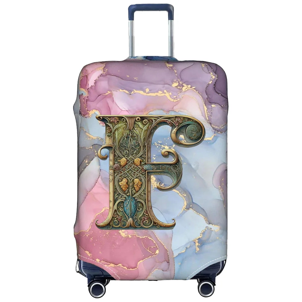 Luggage Cover Stretch Fabric Suitcase Protector Case Graphic Series Baggage Dust Case Cover Suitable 18-32 Inch Suitcase