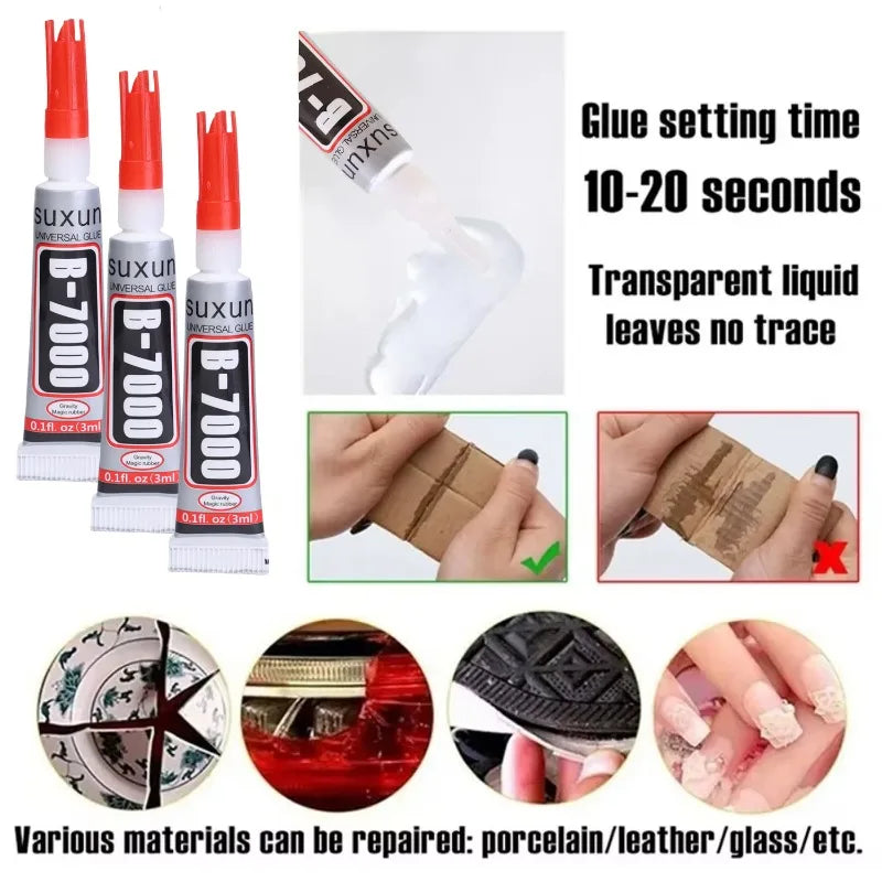 Wholesale Liquid Super Glue Wood Rubber Metal Glass Cyanoacrylate Adhesive Stationery Store Nail Gel 502 Instant Strong Glue 3ML