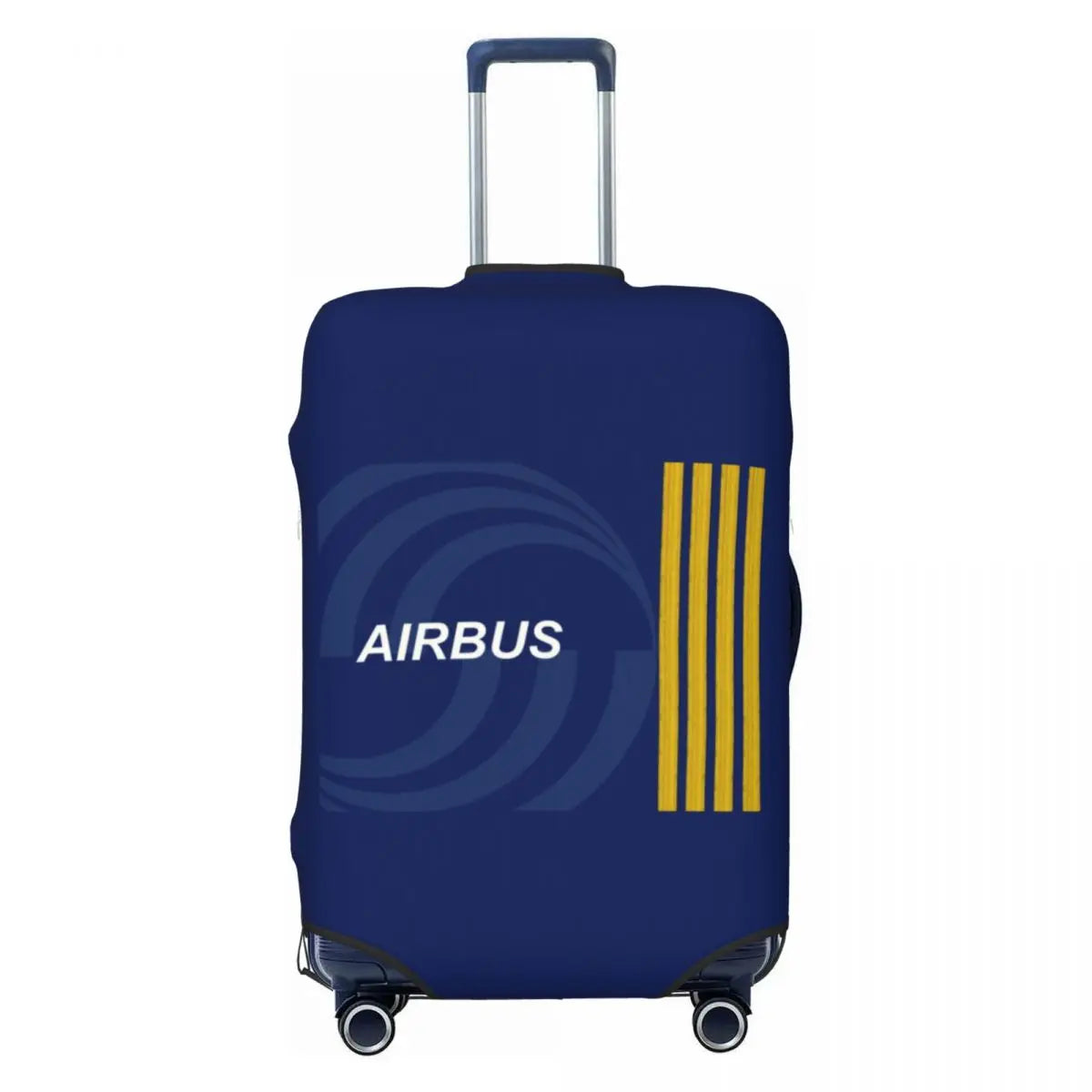 Custom Fashion Airbus Fighter Pilot Luggage Cover Protector Washable Aviation Airplane Travel Suitcase Covers