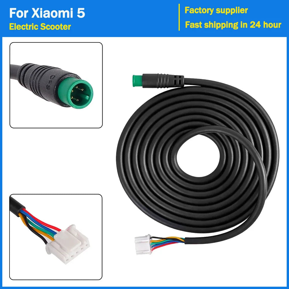 Electric Scooter Instrument Line Connection Cable for Xiaomi 5 Kickscooter Controller Data Line Replacement Accessories Parts