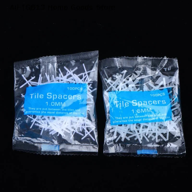 [TG813]1Bag 1/1.5/2/2.5/3mm Tile Spacer Cross Tile Leveling Clips Floor Wall Laying Construction Tool Positioning  Cross Clips