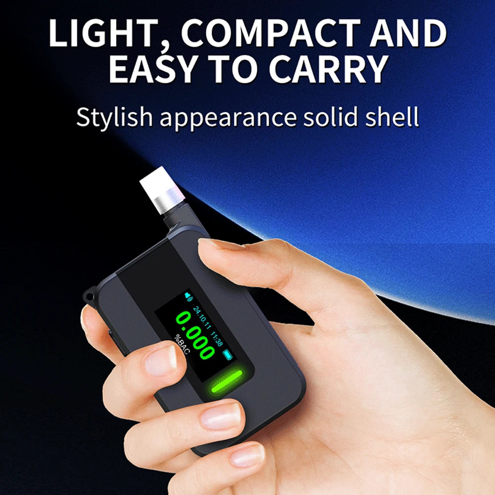 Electrochemical  Tester Blowing Drunk Driving  Tester Professional Breath  Tester for Outdoors Expressway