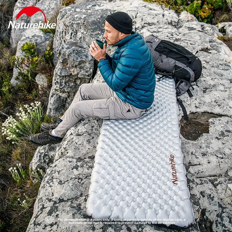 Naturehike R5.8 Inflatable Mattress Thermal Insulation Air Cushion for Hiking Outdoor Sleeping Bed Pad Ultralight Folding Mat