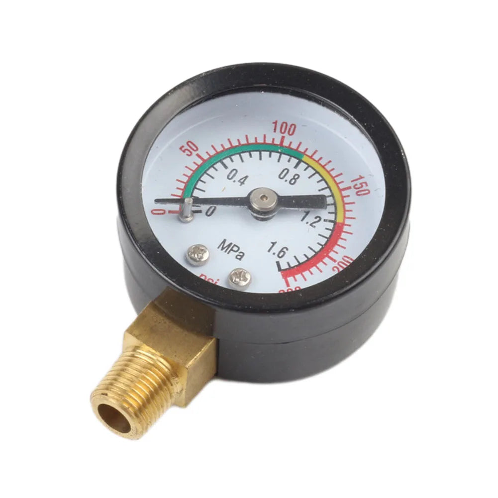 1pc Y40/Y50 Pressure Gauge 0-180PSI GasWater Fuel Liquids Meter Pressure Gauge Accurate Pressure Monitoring For Air Compressor