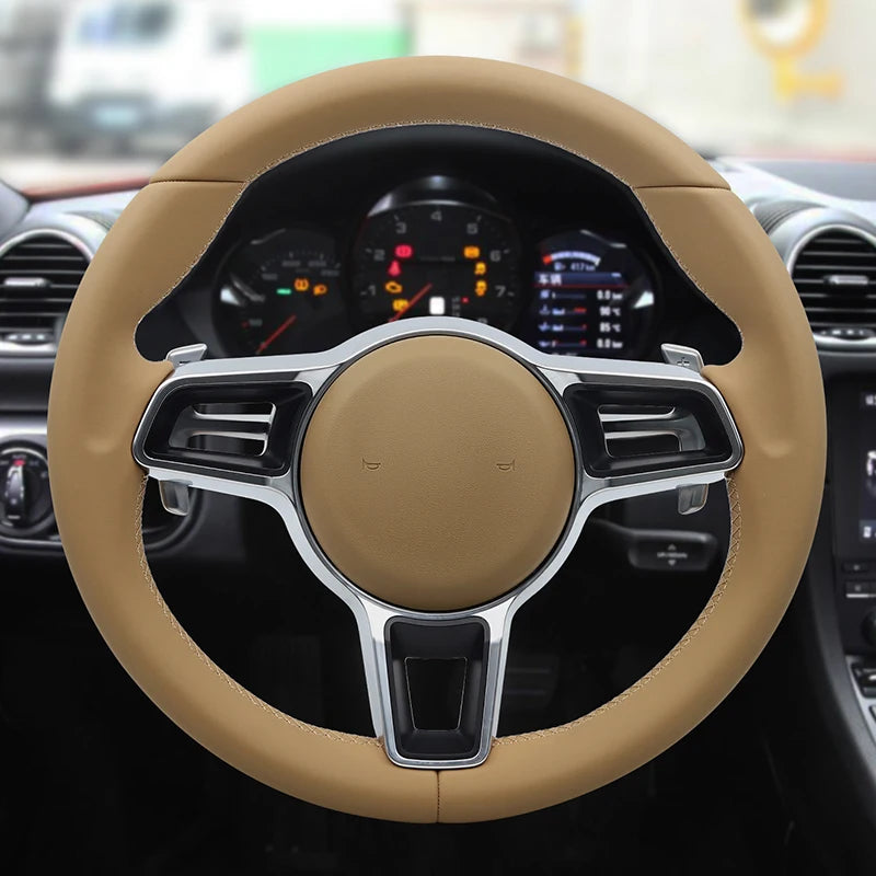 Steering Wheel For Porsche Panamera Cayenne Macan Taycan 911 992 997 970 971 955 958 987 Boxster Carrera Cayman Steering Wheels