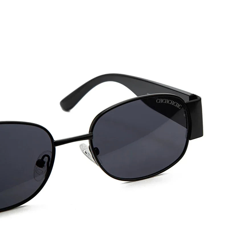 CH Sunglasses Women Brand Sunshade High Quality Color Lenses Design Thick Edge Personality Eyewear