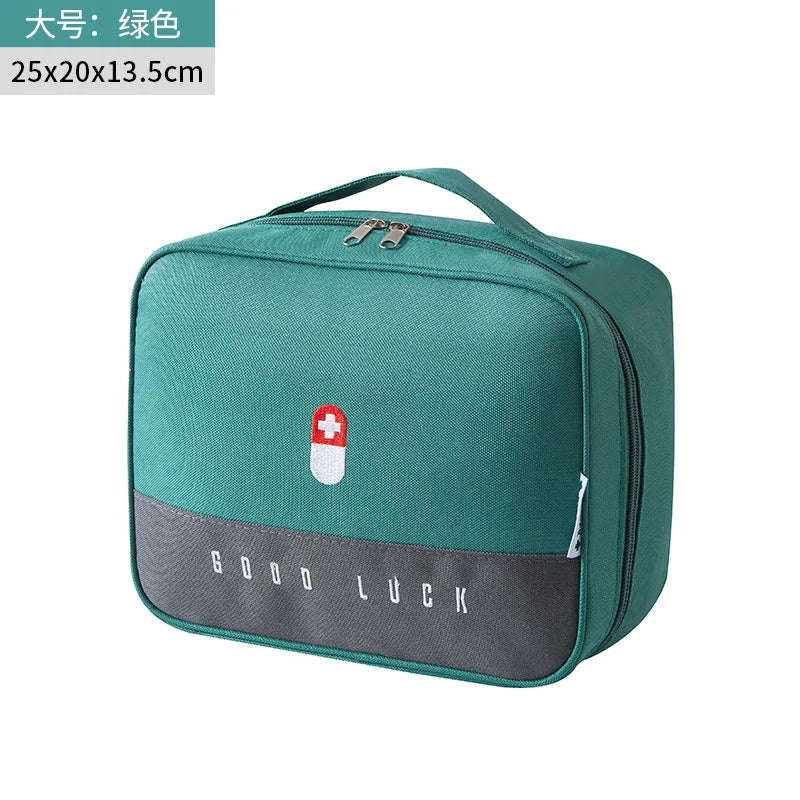 Portable First Aid Kit Bags Medicine Medical Large Storage Bag Pouch Camping Emergency Home Outdoor Travel Handle Bag Organizer