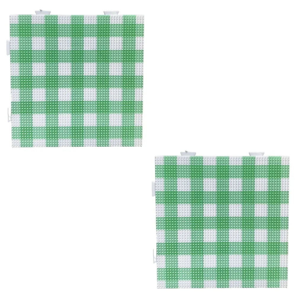 2Pcs 2.6mm Beads Fuse Beads Pegboards Thicken with Black Line Melting Beads Pegboards Square No Deformation Fuse Beads Boards