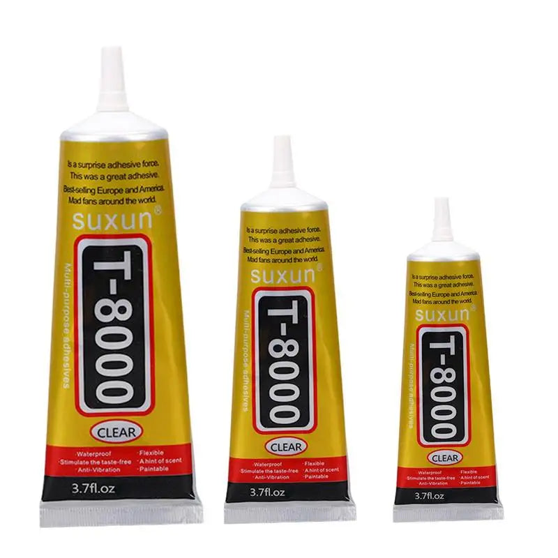 Cell Phone Repair Adhesive T8000 Electronic Phone Screen Glue Phone Glue DIY Multifunction Jewelry Glue Transparent Phone