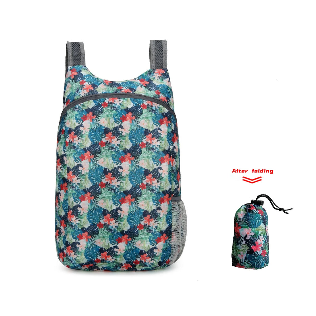 Ultra-Portable Foldable Backpack Lightweight Casual Backpack Sports Travel Bag Easy to Folding Store