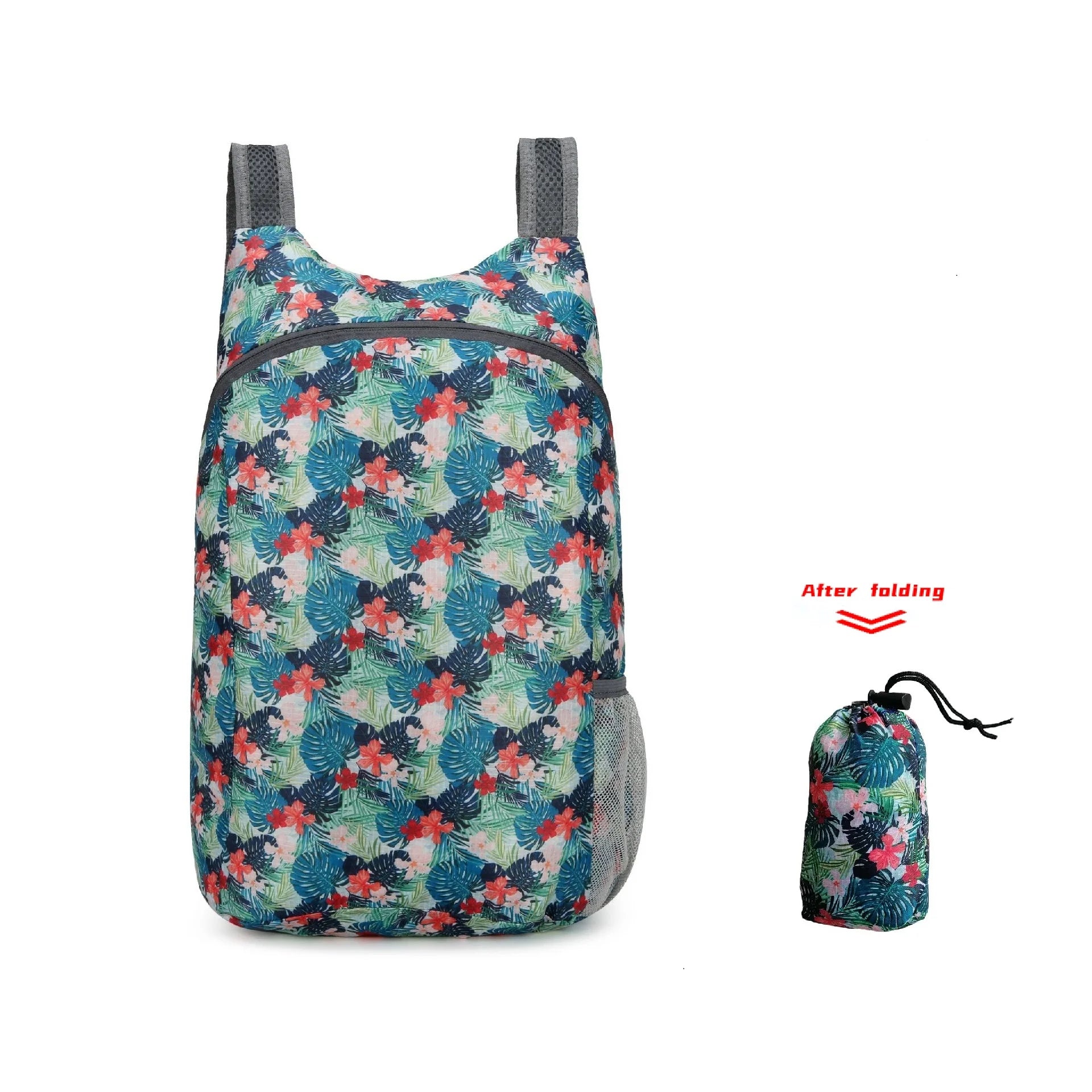 Ultra-Portable Foldable Backpack Lightweight Casual Backpack Sports Travel Bag Easy to Folding Store