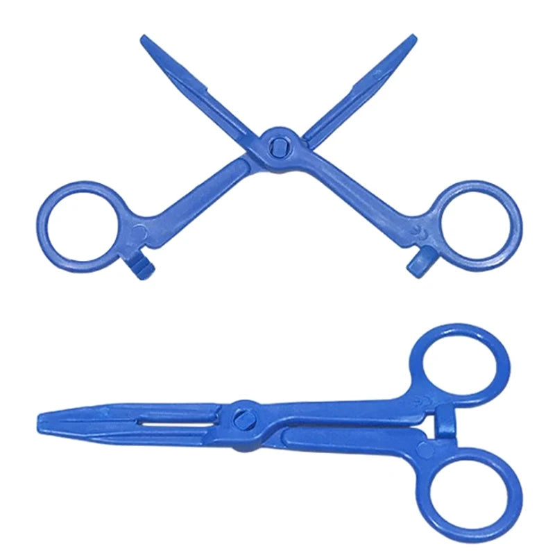 Ourdoor First Aid Tools For Nurse Care Medical Pliers Disposable ABS Plastic Hemostatic Forceps Surgical Forceps