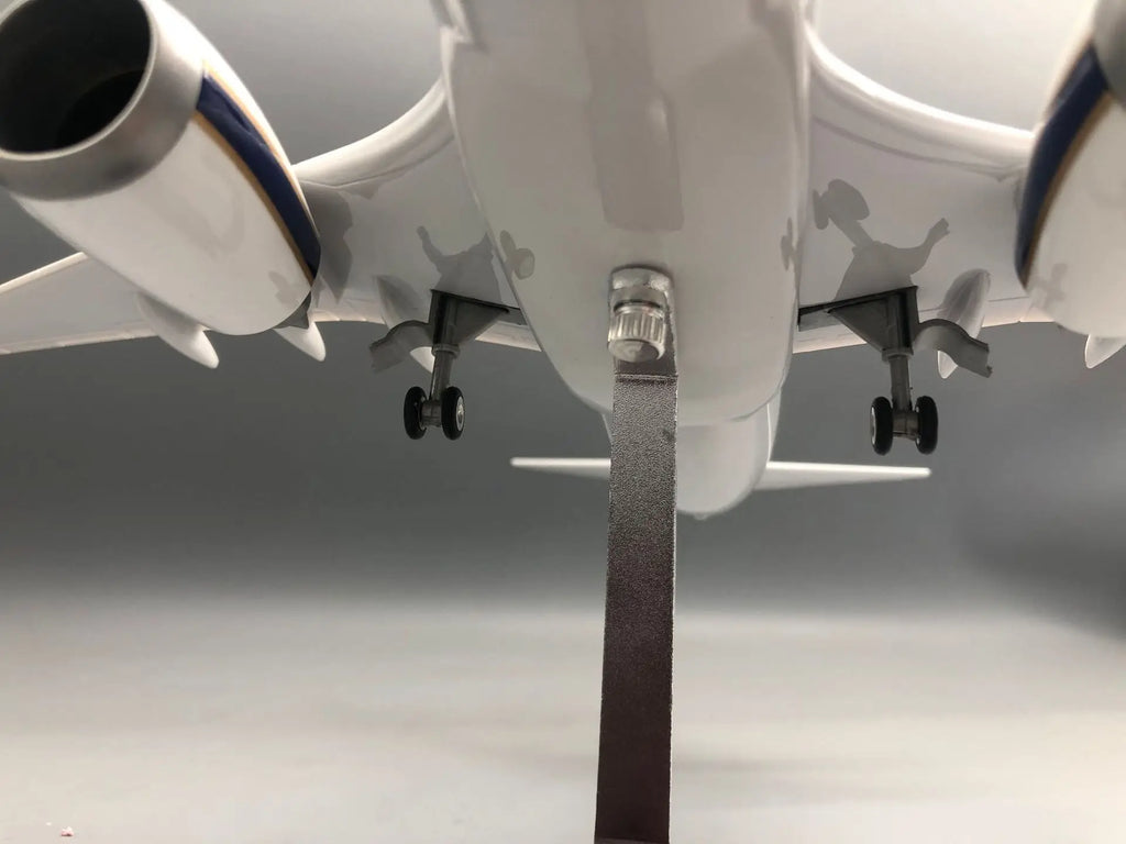 Airplane Models 737 Thai Presidential Plane 47cm with Lights and Wheels Simulation Static Model Souvenir Hobby Collection Toy