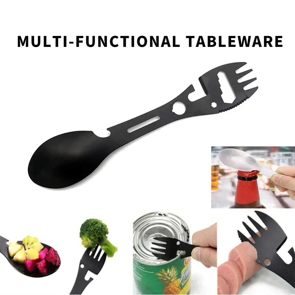11 in 1 /5 in 1 Multifunctional Stainless Steel Outdoor Camping Tool Portable Foldable Daily Use Bottle Opener Corkscrew Kit