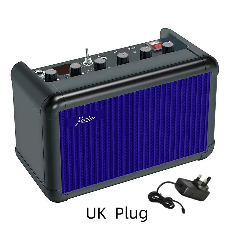 Rowin 15W PE-10S 30W PD-30 Bass Guitar Amplifier Multi-Function OTG BT Battery Buildin Combo Amp Reverb Chorus Multi effect