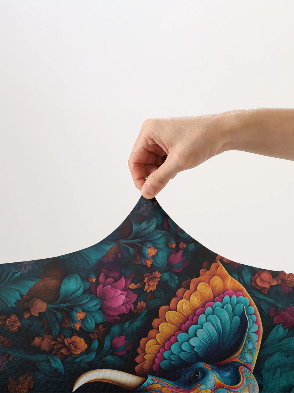 Elephant Flower Luggage Protective Cover, suitable for 18-32 inch luggage covers, luggage handle gloves, travel accessories