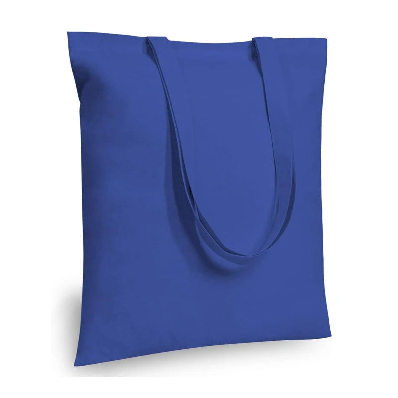 5/10/50pcs/lot Customized logo canvas shopping bag women's large capacity tote bags daily commuting bag print your design37x40cm