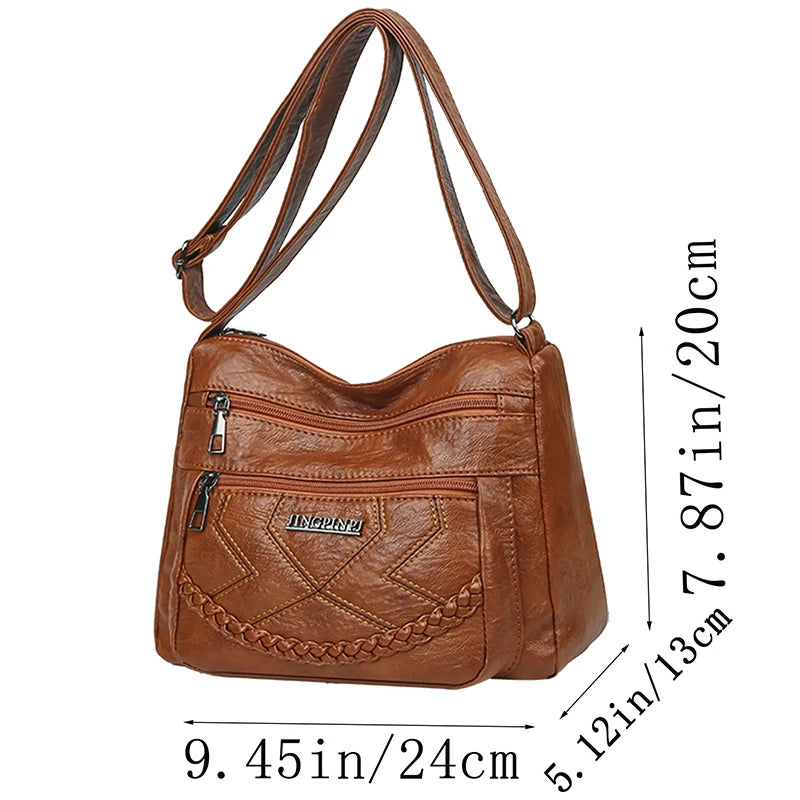 Can Be Carried on Both Shoulders and Crossbody, Fashionable Women's Bag, Suitable for Parties, Travel, Large Capacity