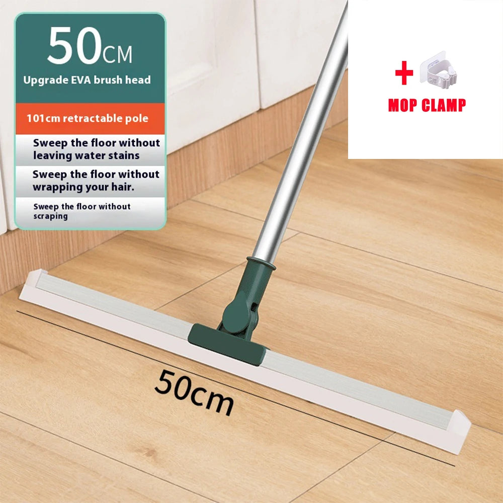 Multifunctional Magic Broom Water Scraper Silicone Wipers for Floor Scrubbing Water Sweep Floor Sweeping Kitchen Wipers