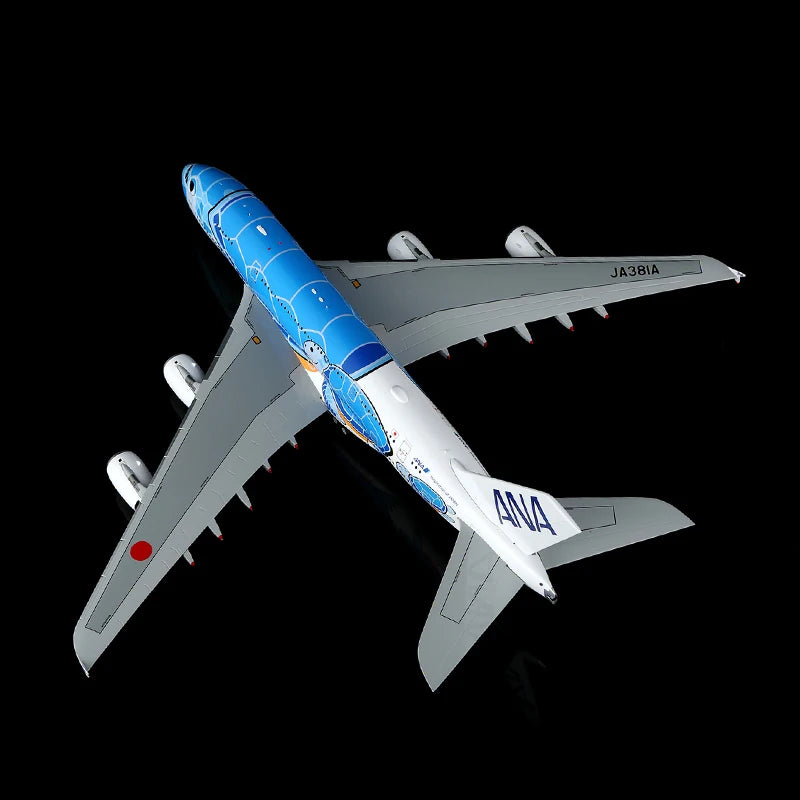 L2266 Alloy Collectible Plane Gift SQ Wings 1:200 ANA All Nippon Airways StarAlliance Airbus A380 Diecast Aircraft Model JA381A