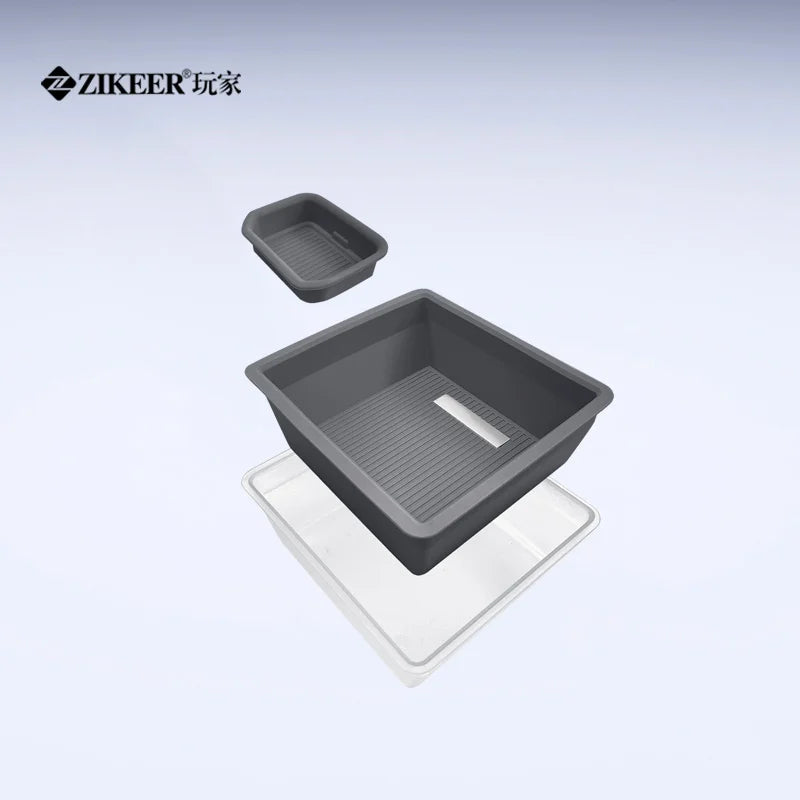 For ZEEKR 7X armrest box storage box double-layer design car storage box silicone material can move back and forth