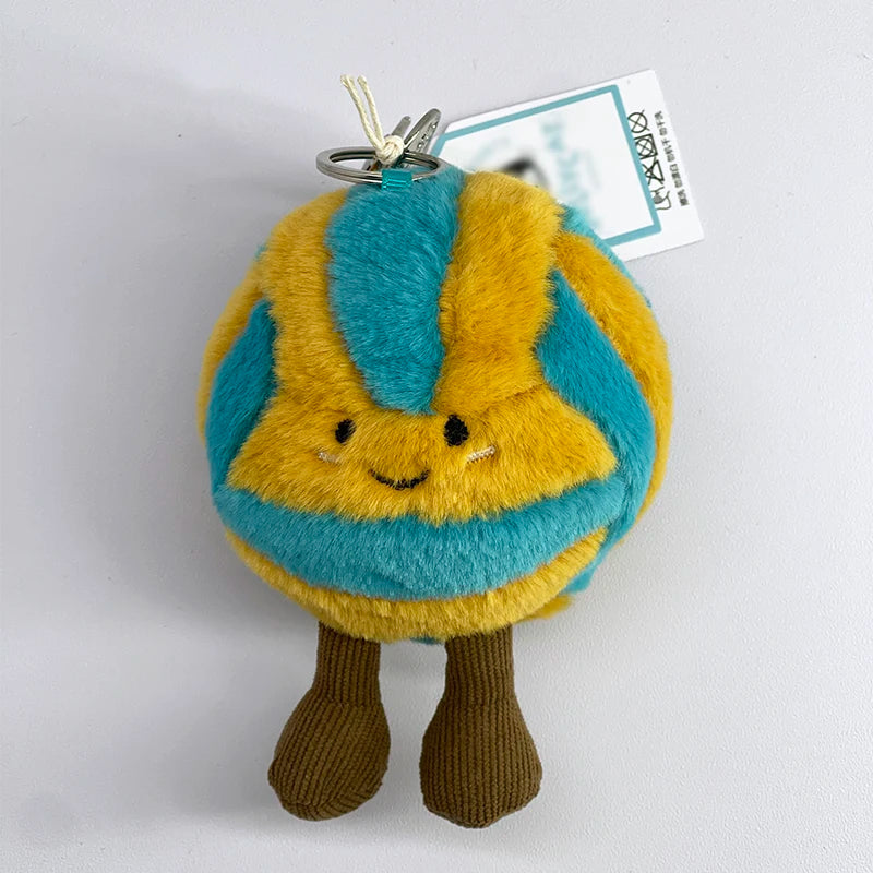JC Plush Bag Charms, Golf-Themed Keychains, Jellyfish Plush Toys, And Bag Charms Shaped Like Macarons Muffins And Baseballs
