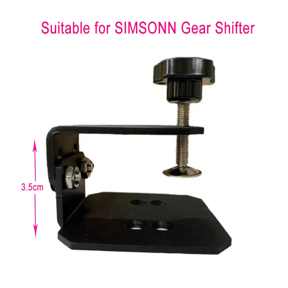 SIMSONN Handbrake and Gear Shifter Desk Mounting Clamp Accessory