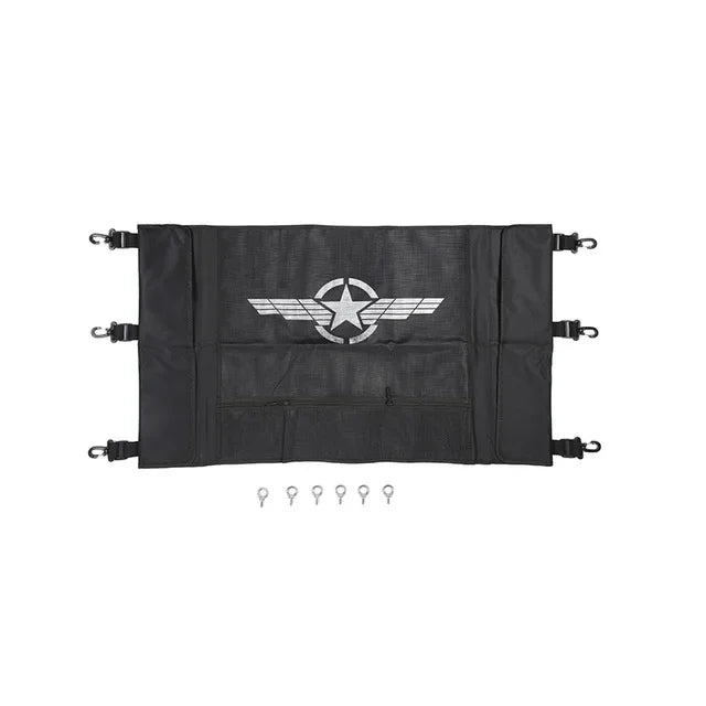 Rear Trunk Curtain Cover Storage Bag, Luggage Trunk Fabric Net , Suitable for Suzuki Jimny JB74 2019 2020 2021