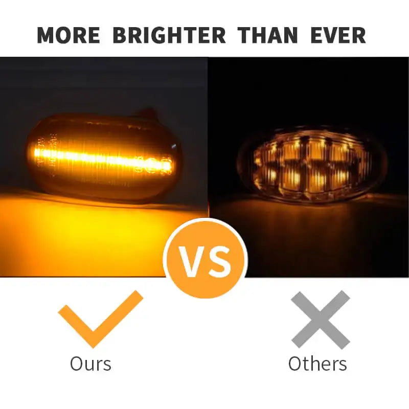 2x Led Side Marker Turn Signal Light Amber Dynamic Sequential Turn Signal Lamps For SUZUKI JIMNY JB64W JB74 JB23 JB64, Smoked