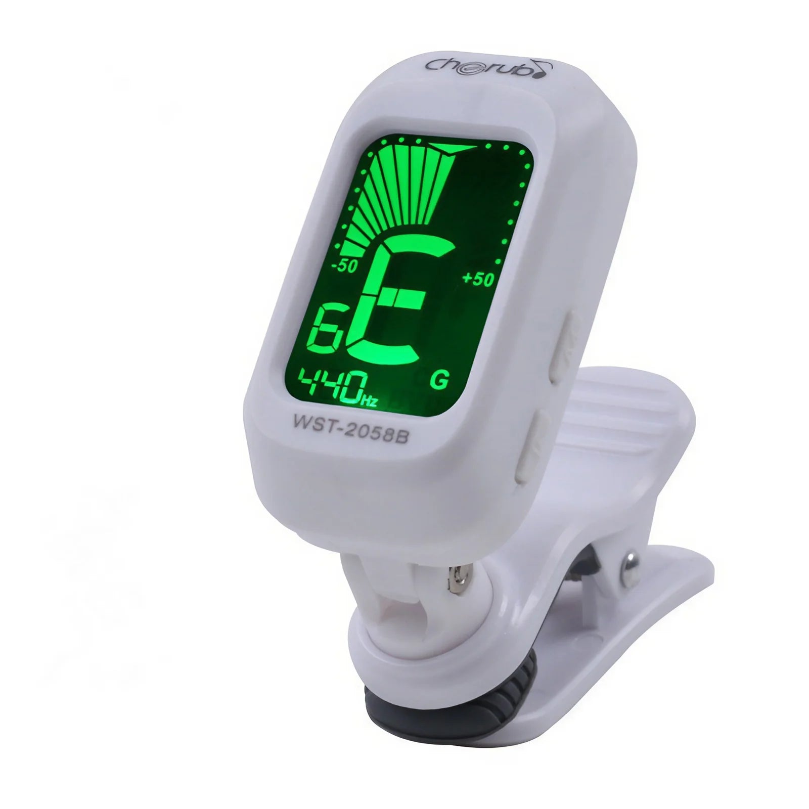 Digital Acoustic Clip Type Guitar Tuner Rotatable Clip-on Tuner LCD Display for Chromatic Acoustic Guitar Bass Ukulele Guitar