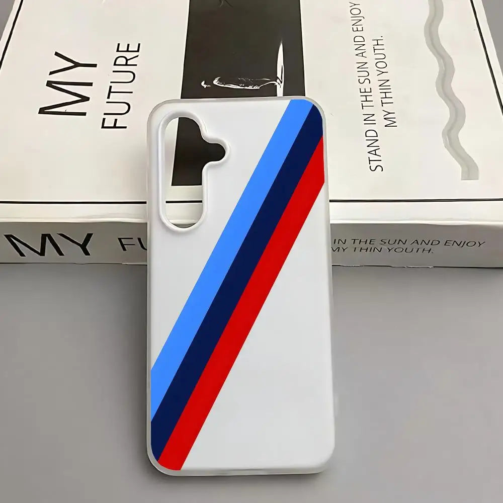 Phone Case for Samsung A56 A16 A36 A26 A55 A54 A15 A35 A25 B Transparent M Logo W 2-in-1 Jelly case