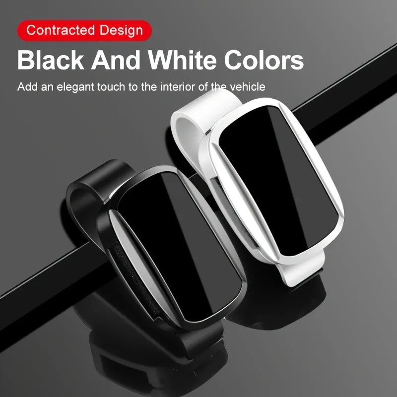 Car Glasses Holder Durable ABS Resin Premium Fashion Glasses Clip  Multifunctional Visor Accessory Fits Various Eyewear Glasses