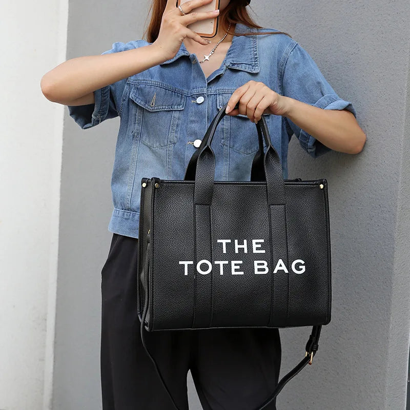 New product, new shoulder crossbody bag, high-end Korean letter tote bag, portable and lightweight cross-border bag