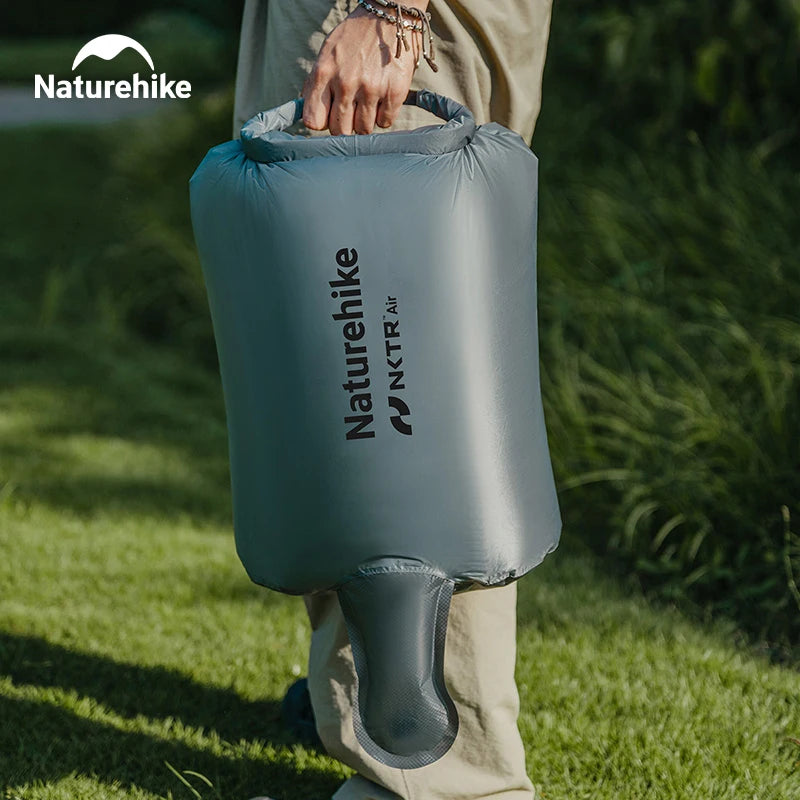 Naturehike Camping Inflatable Bag Ultralight Portable Air Bag For Sleeping Pad  Mattresses Outdoor Hike Mat Fast Inflation