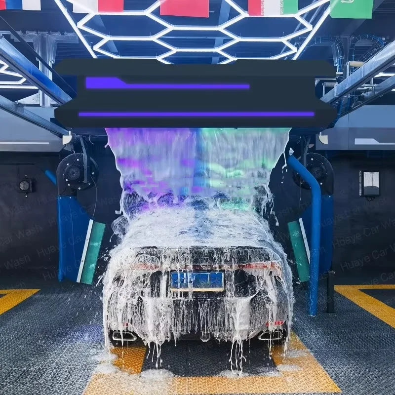 Fully Automatic Touchless Car Wash Machine With High Power Blower, Customized Industrial Washing Equipment