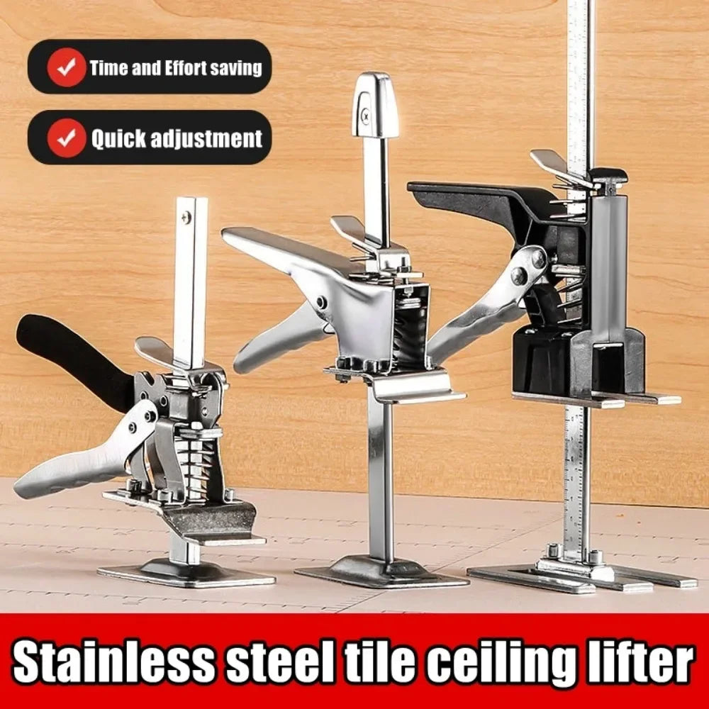 Labor-Saving Arm Board Jack Elevator, Cabinet Lifter Height Locator, Adjustable Anti-Slip Hand Lifting Tool, Multifunctional