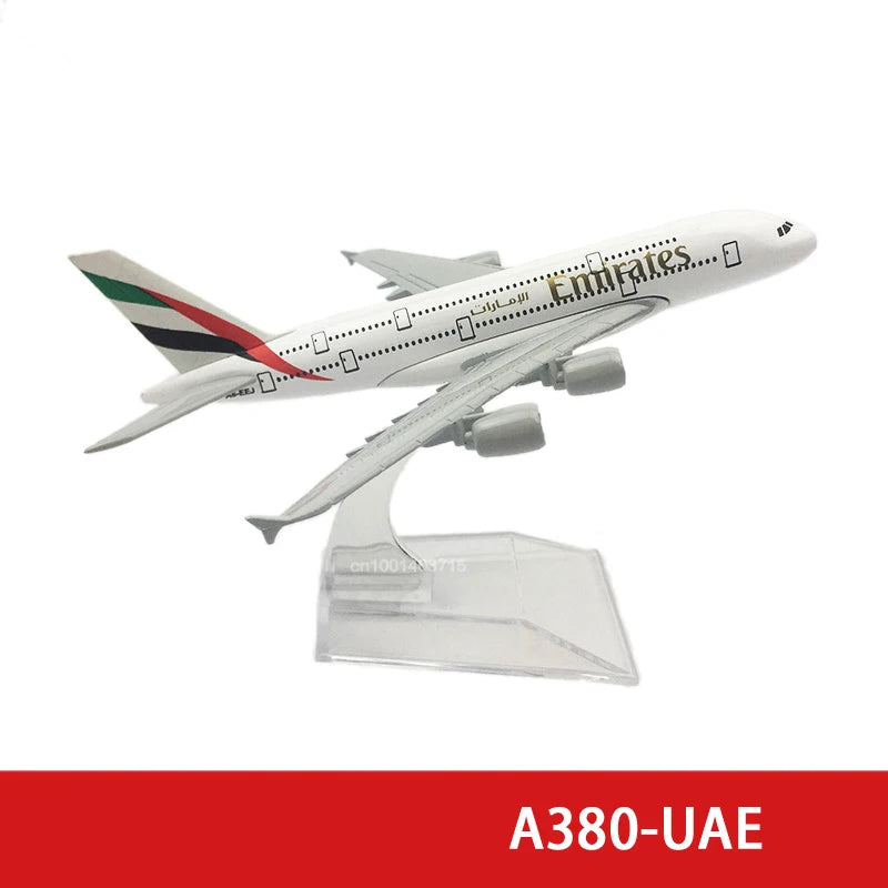 15CM Diecast Alloy A320 330 340 350 380 6Inch Airplane Model