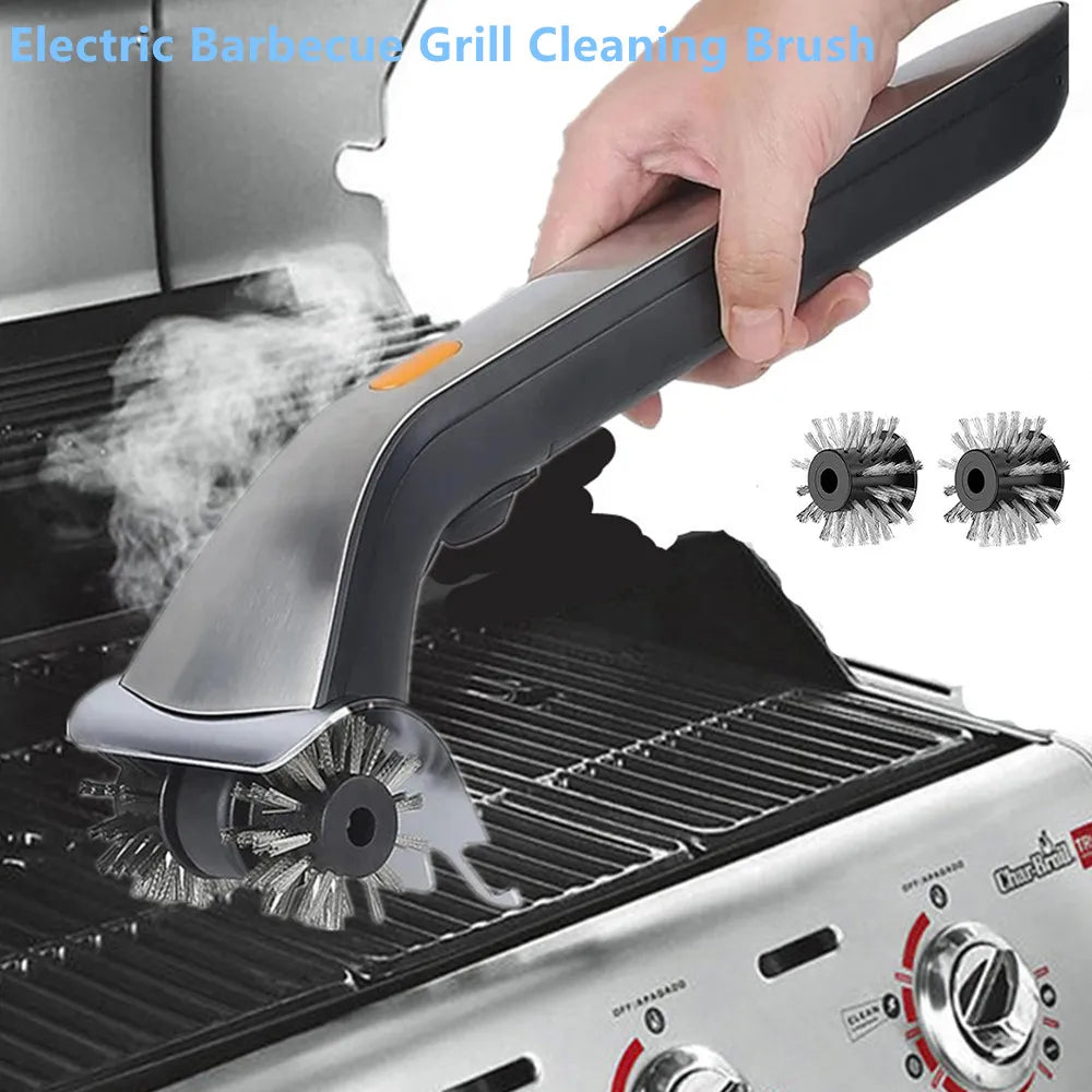 Electric Grill Brush Outdoor Steam Cleaning Brushes BBQ Cleaner Suitable for Charcoal Scraper Gas Accessories Cook Kitchen Tools