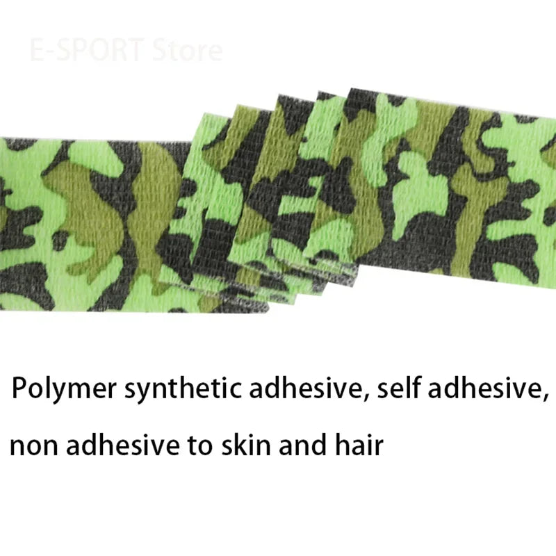 New Self Adhesive Non-woven Colorful Bandage Survival Elastic Band Wound Protection Joint Fixation Outdoor Emergency Equipment