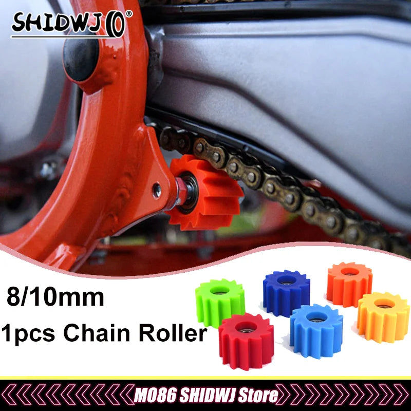 1pcs Motorcycle Pulley Wheel Drive Chain Roller Tensioner For KX KXF 250 450 250F CR CRF RMZ WR YZ Dirt Bike