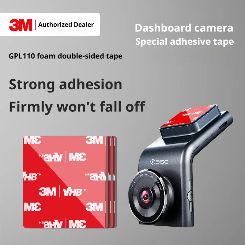 3M GPL110 Foam Double-Sided Tape DDPAI Dash Cam Special Adhesive High Temp Resistant Strong Residue-Free Tape