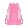 Mesh Drawstring Backpack Bag, Beach Backpack Mesh Bag for Swimming, Beach, Swim, Kids Pool Toys Storage Bag for Shell Collecting