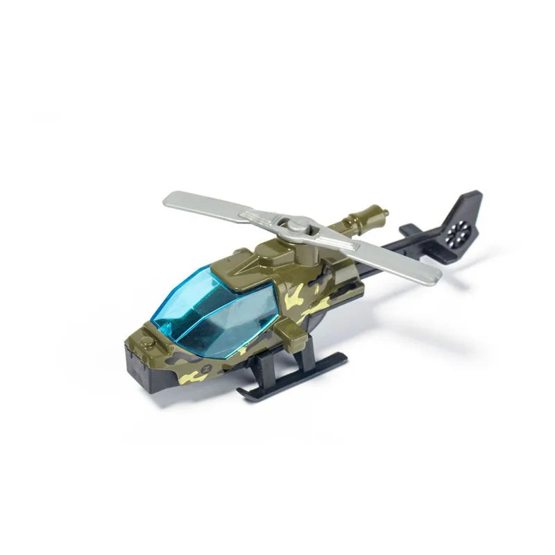 Alloy Helicopter Model Toys MINI Aircraft Military Collection Decorations Simulation Airplane Toys For Kids Boys Birthday Gift