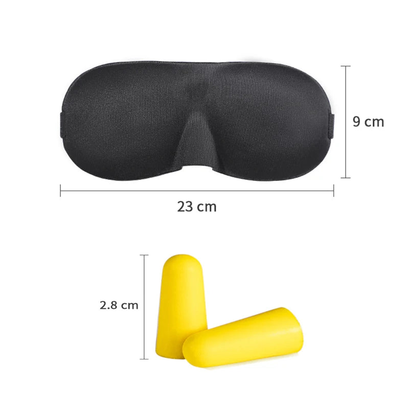 Eye Mask for Sleeping 3D Contoured Cup Blindfold Concave Molded Night Sleep Face Masks Block Out Light with Women Men Eyepatch