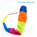 3/1PCS EVA Foam Rainbow Flying Tail Ball Outdoor Throwing Game Toy Soft Catch Toss Toy for Boys Girls
