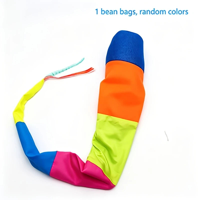 3/1PCS EVA Foam Rainbow Flying Tail Ball Outdoor Throwing Game Toy Soft Catch Toss Toy for Boys Girls