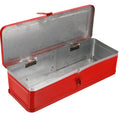 Stylish Thickened Iron Tool Box Large Capacity Portable Metal Toolbox for Mechanics Workshop Car Tool Storage Organizer