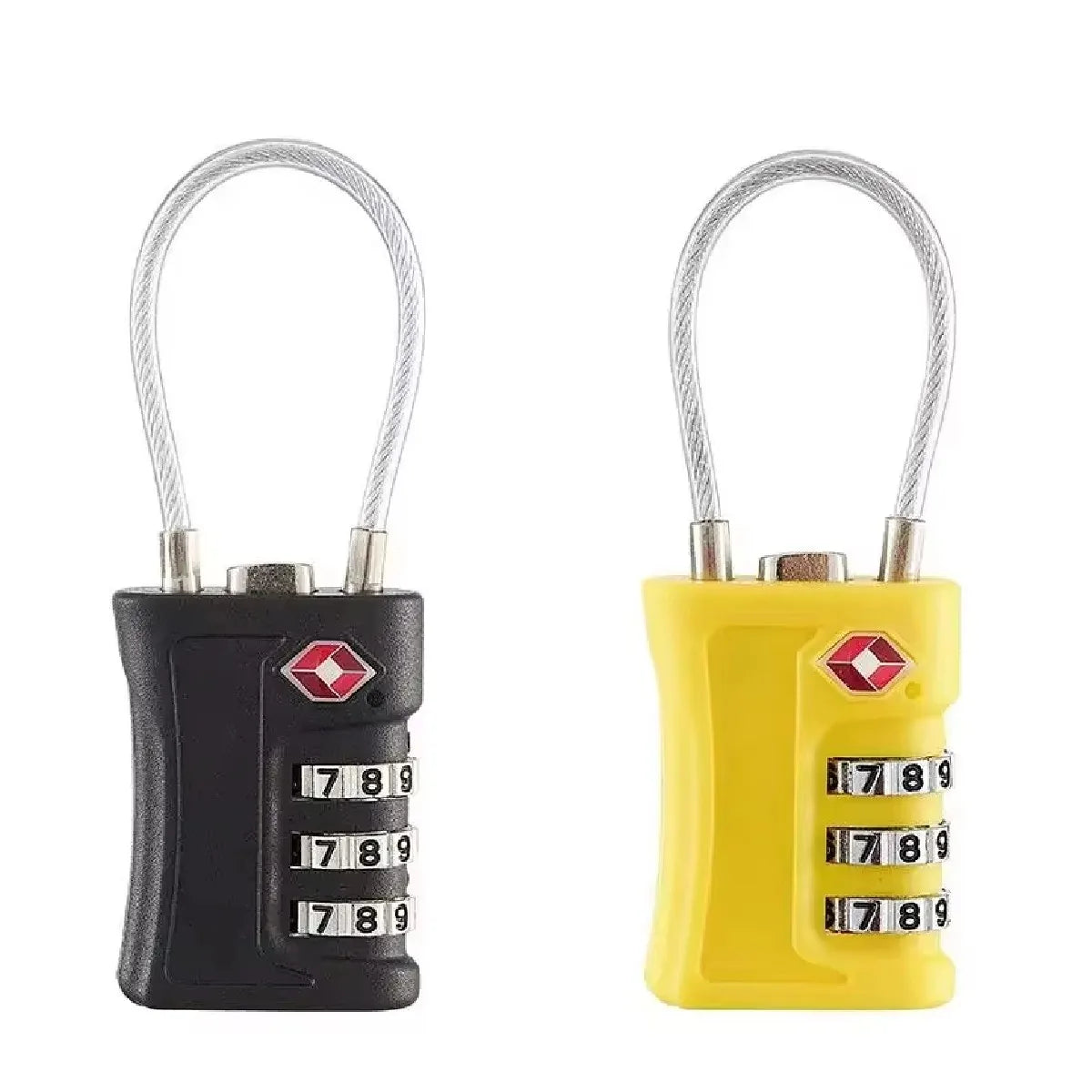 New TSA Customs Colorful Code Lock for Travel Luggage Password Changeable Lock Contrast Color Design Padlock Cabinet Locker